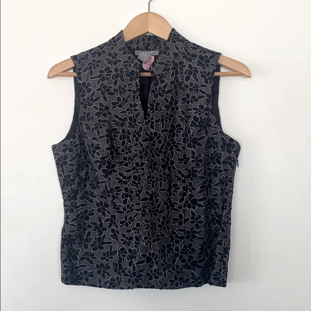 Kenar Formal TopBlk/Slvr 10 SheenFloral Pattern!💃
